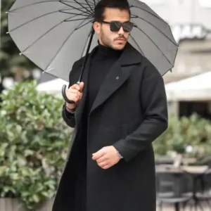 کاپشن پالتو مردانه کَشِی با برش راحت و سایز بزرگ - فصل جدید - 13097