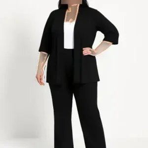 ست دوتکه کیمونی اورجینال سایز بزرگ زنانه