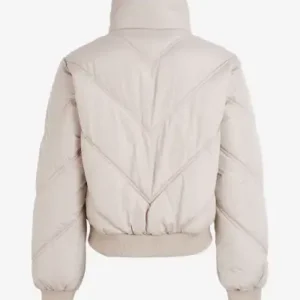 کتانی کابرند تمارا با طراحی دوختی زنانه و رنگ بژ و یقه‌ای ایستاده - 12679