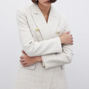 کت کوتاه سیمی - رنگ خاکی - 11906