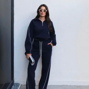 ست زنانه نیم‌زیپ از برند مشهور ESRAHELVACI ترک