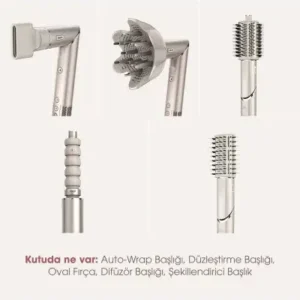 سیستم خشک‌کن و حالت‌دهنده مو فلیکس استایل ۵ در ۱ - سنگی - 12450