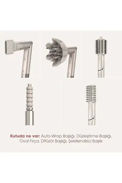 سیستم خشک‌کن و حالت‌دهنده مو فلیکس استایل ۵ در ۱ - سنگی - 12450