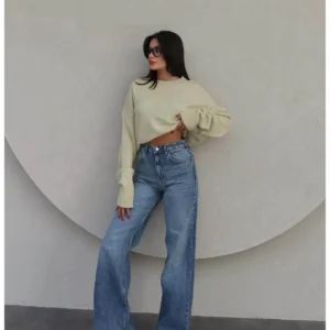 شلوار جین جذب با کش لی크را - 12025