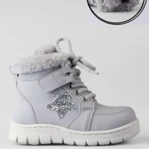 Bot کلا فراگیر دخترانه زمستانی با زیره غیر لغزنده و داخلی پشمی، در اندازه‌های 22 تا 36 - 12304