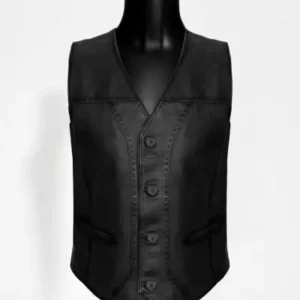 جلیقه کلاسیک از چرم طبیعی - 12715