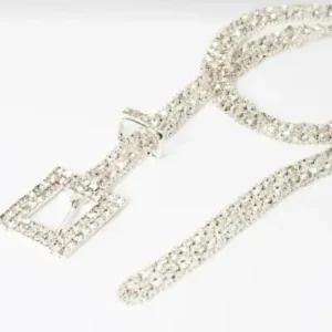 کمربند زنانه با سنگ، کمربند شلوار، کمربند لباس، کمربند پیراهن، کمربند ژاکت - 12179