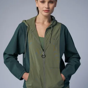 کتانی اسپرت زنانه با بافت کامبوس و کلاه‌دار 4172 - 11845