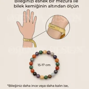 دستبند سنگ طبیعی چشم ببر سطرین - برکت - شانس - قدرت - حفاظت از چشم بد - 12107
