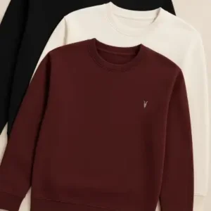 سویشرت مردانه روزمره راحت و زمستانی سه‌تایی گشاد - 12463