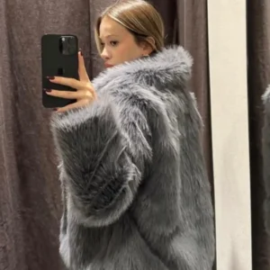 کت چرم مصنوعی پرمیوم آنترسیت زنانه - 11908