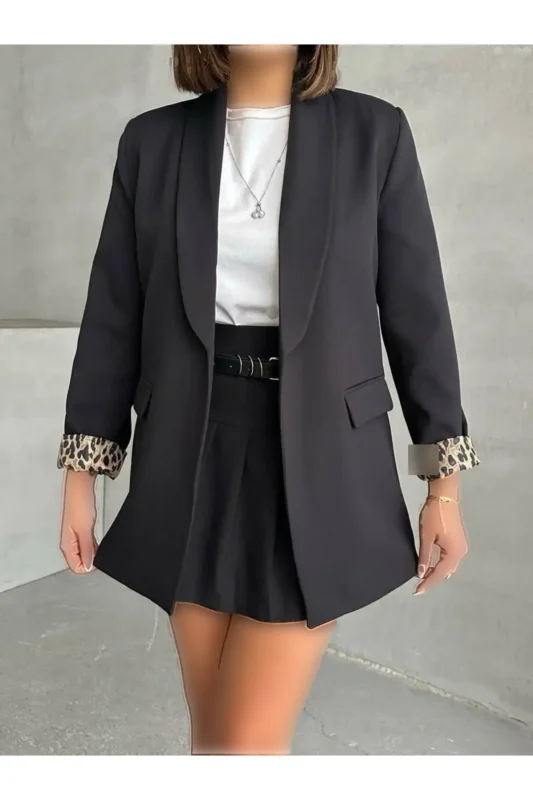 کت لئوپارد با آستر داخلی - 11836