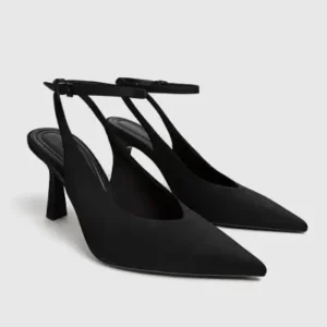 کفش پاشنه‌دار با پاشنه باز - 12815