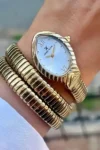 ساعت مچی زنانه مدل یدکی با بند فلزی جدید فصل، مقاوم در برابر آب تا عمق 3ATM، با ضمانت 2 ساله + هدیه دستبند. - 12141