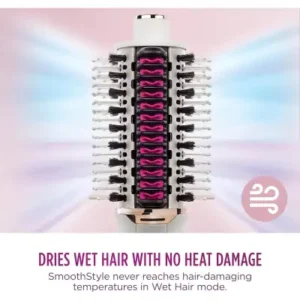 براش و شانه حرارتی SmoothStyle برای موهای خشک و مرطوب 900 وات - 12453