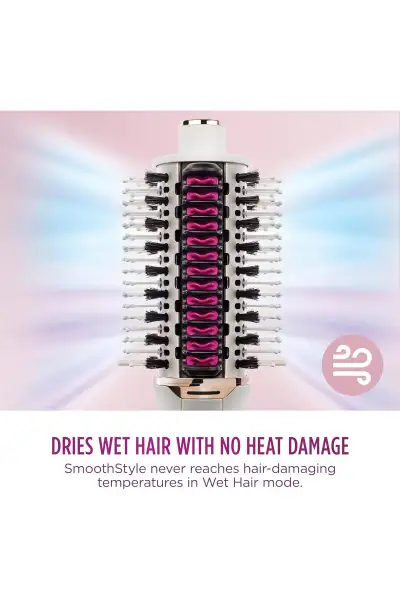 براش و شانه حرارتی SmoothStyle برای موهای خشک و مرطوب 900 وات - 12453
