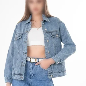 کت جین با دکمه و دو جیب - 11835