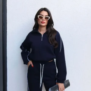 ست نیم‌زیپ شردن با تزیین بامبو - 12011