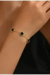 دستبند مشکی زنانه - 12059