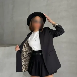 کت لئوپارد با آستر داخلی - 11836