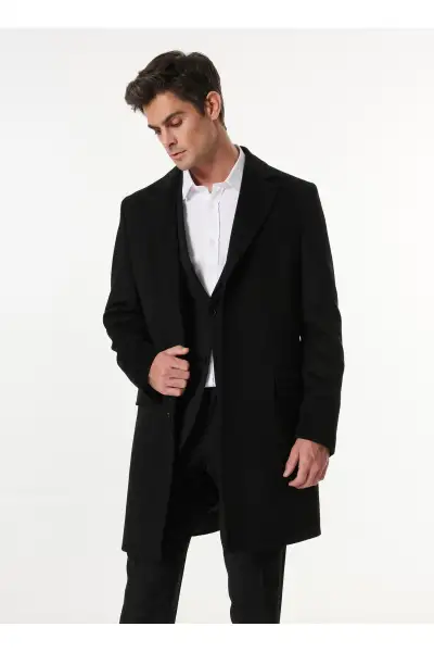 پالتوی مشکی مردانه FC4WM-PLT 2959 - 13107 پالتوی مشکی مردانه FC4WM-PLT 2959 - 13107