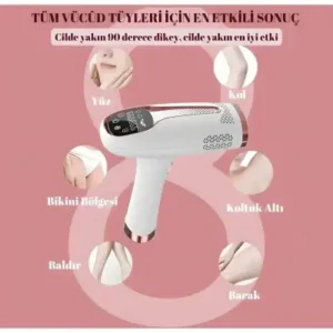 اپیلاسیون لیزر بوز IPL 999,999 شات، به صورت خودکار/دستی، دارای صفحه نمایش لمسی، بدون درد، مناسب برای بدن و صورت - 12875