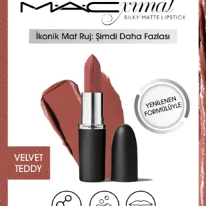رژ لب مات ابریشمی M·A·CIMAL با اثر مرطوب کنندگی و رنگ غلیظ - تدی مخملی - 13218