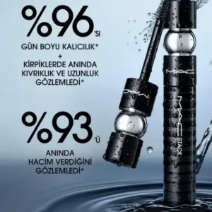 ماسکارا ضد آب مک‌استک - مشکی - ۱۲ میلی‌لیتر - 13247