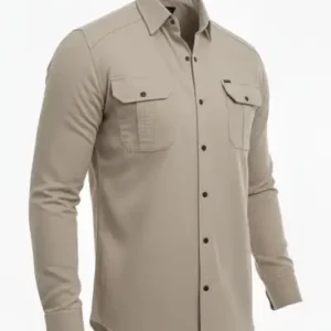 پیراهن جین مردانه با فیت اسلیم و برش تنگ - 13257