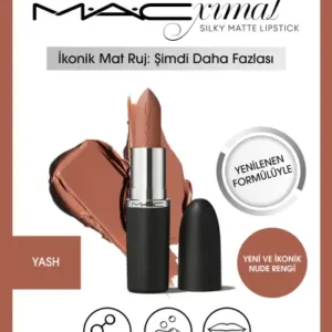 رژ لب مات ابریشمی با تأثیر مرطوب‌کنندگی و رنگ غلیظ - YASH 3.5 گرم - 13226