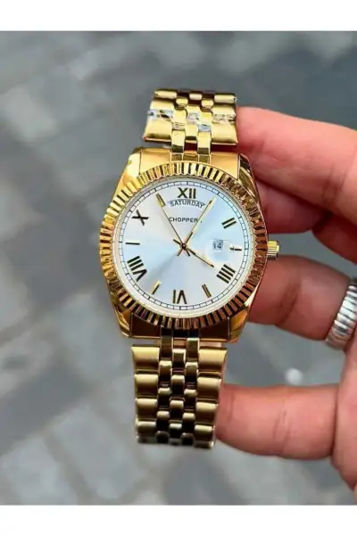 ساعت مچی مردانه زرد مدل Eşref Rüya فصل جدید - 13325 ساعت مچی مردانه زرد مدل Eşref Rüya فصل جدید - 13325