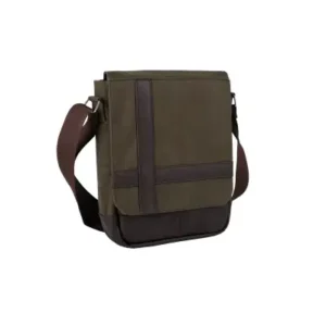 کیف کتان پستچی با بند دوشی ترک