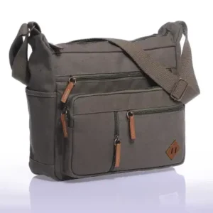 کیف پستچی کانووس مدل جی‌کی‌۱۳ با رنگ خاکی