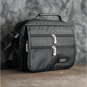 کیف دستی پستچی سیاه با چندین چشم 2247 - 13631