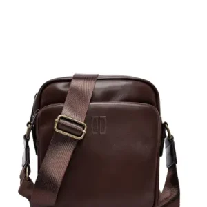 کیف دوشی و دستی قهوه‌ای مردانه