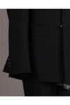 کت و شلوار براق با طراحی ایتالیایی، سایز نازک و مناسب، 8 دارا، به رنگ مشکی T14587 - 13353