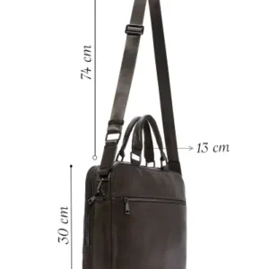 کیف اداری مردانه قهوه‌ای 22WBD320418 - 13582