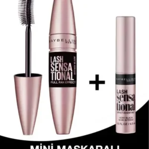 ماسکارای مشکی Lash Sensational Yelpaze با تاثیرگذاری بالا و ماسکارای مینی Lash Sensational - 13169