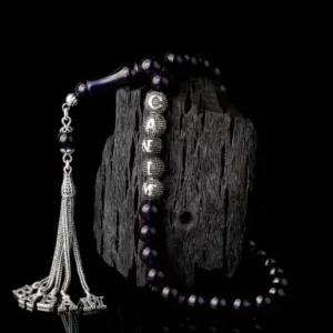 تسبیح کهربا با پنج مهره نقره‌ با فاکتور رسمی برای یعقوب بابا در سریال اشرف رویا