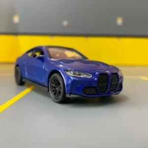 ماکت فلزی ماشین بازی بی‌ام‌و M4 آبی