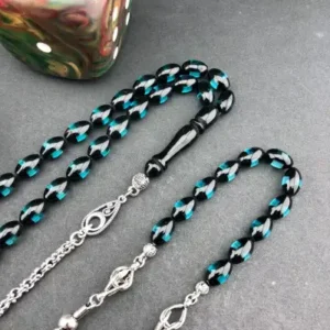 تسبیح کهربا سورمالی و ست زازا - 13328