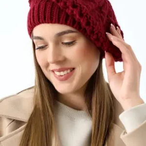 کلاه زنانه دو لایه نقاشی - 13313