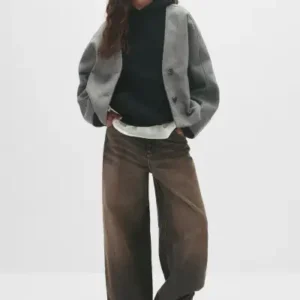 پالتو پشمی کوتاه زنانه ترند سال 2026