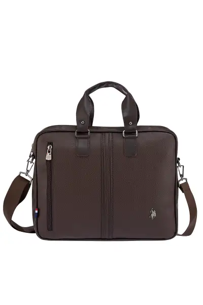 کیف لپ تاپ دوشی US Polo Assn مدل 6753-6752 رنگ قهوهای - 13252 کیف لپ تاپ دوشی US Polo Assn مدل 6753-6752 رنگ قهوهای - 13252