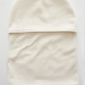 کلاه زمستانی پلی‌استر کرم با ماسک صورت تزیینی، کلاه موتورسواری، و بالاکلاوا - 13319