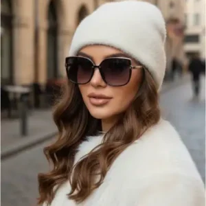 بِرِه پف‌دار و نرم زنانه رنگ کرم - 13311