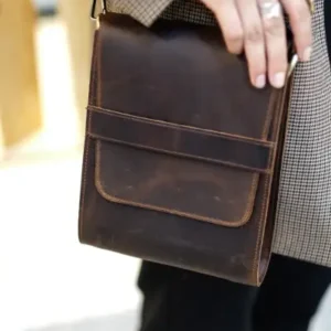 کیف دوشی و دستی چرم اصل دست دوز مردانه خاص