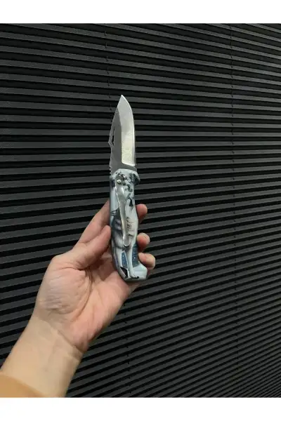 چاقوی طرح گرگ - نام شخصی به دلخواه نوشته می‌شود - 13551