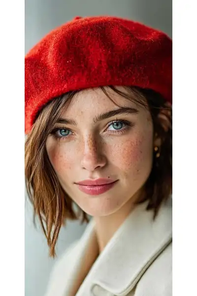 کلاه هنرمند با جنس پشمی زنانه پریمیوم - 13310 کلاه هنرمند با جنس پشمی زنانه پریمیوم - 13310