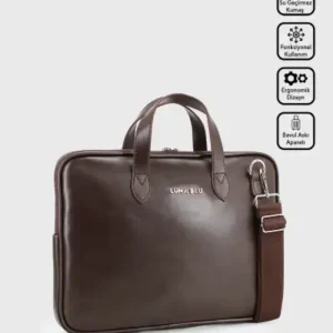 کیف چرم لپ‌تاپ 13-14 اینچی ضدآب برای مک‌بوک ایر و پرو